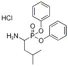 Diphenyl 1-amino-3-methylbutylphosphonate hydrochloride Structure