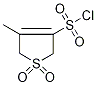 2,5-Dihydro-1,1-dioxo-4-methyl-1H-thiophene-3-sulphonyl chloride Structure