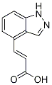 trans-3-(1H-Indazol-4-yl)prop-2-enoic acid Structure