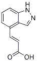 trans-3-(1H-Indazol-4-yl)prop-2-enoic acid 구조식 이미지