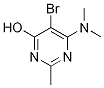 5-Bromo-6-(dimethylamino)-2-methylpyrimidin-4-ol 구조식 이미지