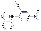 2-Cyano-2'-methoxy-4-nitrodiphenylamine, 2-[(2-Cyano-4-nitrophenyl)amino]anisole, 3-Cyano-4-[(2-methoxyphenyl)amino]nitrobenzene Structure
