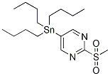 2-(Methylsulphonyl)-5-(tributylstannyl)pyrimidine 구조식 이미지