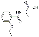 N-(2-Ethoxybenzoyl)-DL-alanine Structure