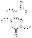 Ethyl (4,6-dimethyl-3-nitro-2-oxopyridin-1(2H)-yl)acetate 구조식 이미지