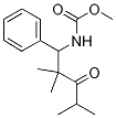 Methyl N-(2,2,4-trimethyl-3-oxo-1-phenylpent-1-yl)carbamate 구조식 이미지