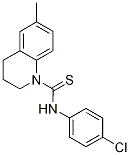 N-(4-Chlorophenyl)-6-methyl-3,4-dihydroquinoline-1(2H)-thiocarboxamide Structure