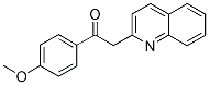 1-(4-methoxyphenyl)-2-(quinolin-2-yl)ethan-1-one 구조식 이미지