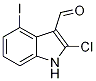 2-Chloro-3-formyl-4-iodo-1H-indole Structure