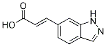 trans-3-(1H-Indazol-6-yl)prop-2-enoic acid 구조식 이미지
