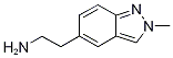 2-(2-Methyl-2H-indazol-5-yl)ethylamine Structure