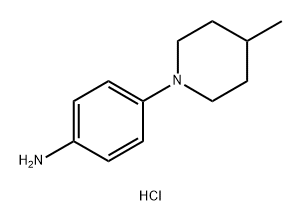 4-(4-Methylpiperidin-1-yl)aniline dihydrochloride Structure