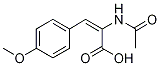 2-(Acetamido)-3-(4-methoxyphenyl)acrylic acid Structure