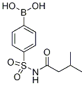 4-[N-(3-Methylbutanoyl)sulphamoyl]benzeneboronic acid 98% Structure