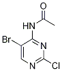 4-Acetamido-5-bromo-2-chloropyrimidine 구조식 이미지