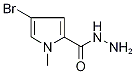 4-Bromo-1-methyl-1H-pyrrole-2-carboxylic acid hydrazide Structure