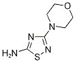 5-Amino-3-morpholin-4-yl-1,2,4-thiadiazole Structure