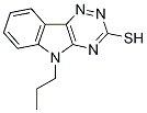 3-Mercapto-5-propyl-5H-1,2,4-triazino[5,6-b]indole-CB's name Structure