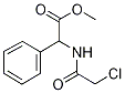 Methyl [(chloroacetyl)amino]phenylacetate 구조식 이미지