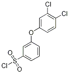 3-(3,4-Dichlorophenoxy)benzenesulphonyl chloride 구조식 이미지