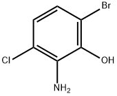 3-Bromo-6-chloro-2-hydroxyaniline Structure