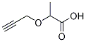 1-(1-Carboxyethoxy)prop-2-yne 구조식 이미지