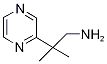 2-Methyl-2-(pyrazin-2-yl)propan-1-amine, 2-Methyl-2-(pyrazin-2-yl)propylamine Structure