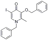 1-Benzyl-3-(benzyloxy)-5-iodo-2-methylpyridin-4(1H)-one 95+% Structure