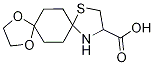 12-Aza-1,4-dioxa-9-thiadispiro[4.2.4.2]tetradecane-11-carboxylic acid 구조식 이미지