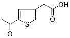 (5-Acetylthien-3-yl)acetic acid Structure