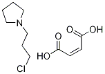 1-(3-Chloropropyl)pyrrolidine maleate Structure