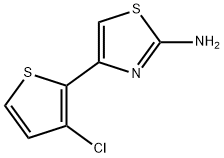 2-Amino-4-(3-chlorothien-2-yl)-1,3-thiazole Structure