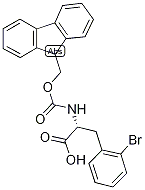 2-Bromo-D-phenylalanine, N-FMOC protected 구조식 이미지