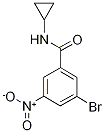 3-Bromo-N-cyclopropyl-5-nitrobenzamide 97% 구조식 이미지