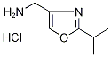 4-(Aminomethyl)-2-isopropyl-1,3-oxazole hydrochloride 구조식 이미지