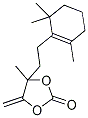 4-Methyl-5-methylene-4-[2-(2,6,6-trimethylcyclohex-1-en-1-yl)ethyl]-1,3-dioxolan-2-one Structure