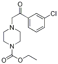 Ethyl 4-[2-(3-chlorophenyl)-2-oxoethyl]piperazine-1-carboxylate 구조식 이미지