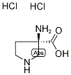 (R)-3-Aminopyrrolidine-3-carboxylic acid dihydrochloride 구조식 이미지