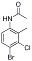 4'-Bromo-3'-chloro-2'-methylacetanilide Structure