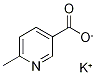 Potassium 6-methylnicotinate Structure