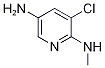 5-Amino-3-chloro-2-(methylamino)pyridine Structure