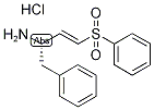 (E)-(3S)-3-Amino-4-phenyl-1-(phenylsulphonyl)but-1-ene hydrochloride 구조식 이미지