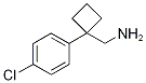 [1-(4-Chlorophenyl)cyclobutyl]methylamine 구조식 이미지