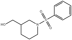 [1-(Phenylsulphonyl)piperidin-3-yl]methanol Structure