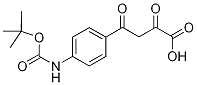 4-(4-Aminophenyl)-2,4-dioxobutanoic acid, N-BOC protected 구조식 이미지