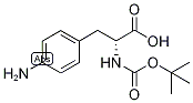 4-Amino-D-phenylalanine, N-BOC protected Structure