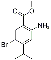 Methyl 2-amino-5-bromo-4-isopropylbenzoate 구조식 이미지