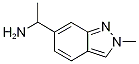 1-(2-Methyl-2H-indazol-6-yl)ethylamine 구조식 이미지