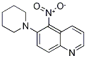 5-Nitro-6-(piperidin-1-yl)quinoline 98% 구조식 이미지