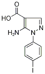 5-Amino-1-(4-iodophenyl)-1H-pyrazole-4-carboxylic acid Structure